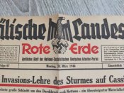 Лист газети Wesfalische Landeszeitung.
