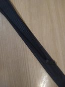Ремень с карманом "Money belt". Чёрный. 124 см.