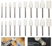 Полірувальні насадки 20 шт набір для гравера DREMEL, бормашинки, у зручному боксі