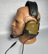 Активні навушники 3m Peltor comtac V з мікрофоном і виходом на кнопку птт, колір: койот, арт: 40061