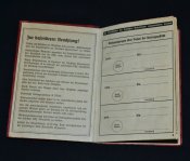 Членская книжка "DAF" «Немецкий рабочий фронт» с марками