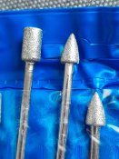 Набір алмазних борфрез для гравера, шліфмашини (Dremel), 20 шт
