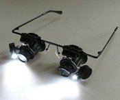 Окуляри з Led підсвічуванням для дрібних робіт