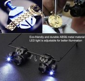 Окуляри з Led підсвічуванням для дрібних робіт