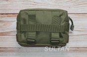 Тактична сумка на пояс Хакі Molle Velcro. Тактична поясна сумка (1494)