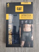 4 шт Термотрусы Влагоотводящие высокотехнологичные Caterpiller Stretch Boxer L 36-38 Оригинал США