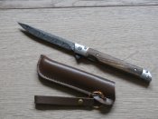 Складний викидний ніж Дамаск M390 Flipper 21....