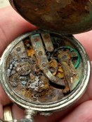 Карманные часы с немецких позиций