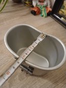 2Х# Підфляжник арміі Бельгії новий з відкідною ручкою