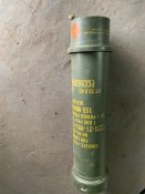 Тубус порохових зарядів M119A2 (M777)