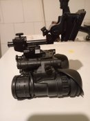 Прилад нічного бачення BinoNV Micron-D AE Gen 3 Green Phosphor