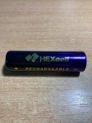 Аккумулятор 18650 10000мАч 4,2В HEXcell 9655 BF