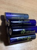 Аккумулятор 18650 10000мАч 4,2В HEXcell 9655 BF