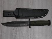 Нож тактический Columbia Black Hawk 2138B 30см,охотничий нож с пластиковым чехлом
