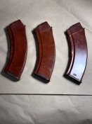 Магазин ак 7.62х39 бакелит / рожок к ак 7.62 / магазин до ак 7.62 (3 шт.)