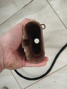 Кабель и большой разъем с ракетной части