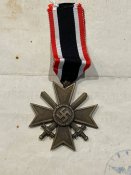 KVK-2го с мечами и наградным документом.