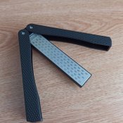 Портативна алмазна точилка для ножів 400/600 Grit. Складна точилка метелик