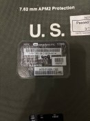 Одна Бронеплита ESAPI XLarge США (6 клас захисту)