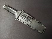 Мисливський тактичний ніж танто Cold Steel з кресалом та ліхтариком