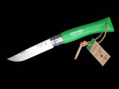 Ніж складаний Opinel №7 Trekking зелений 18 см сталь Sandvik 12C27 Франція