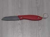 Ніж складний Рибка Mir Knife,туристичний кишеньковий ніж-брелок з кільцем на ключі 18см