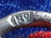 Железный Крест 2.кл 1939 года. Клеймо "137".