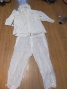U.S. Army snow camouflage: white parka...