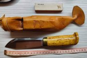 Большой финский нож авторский 1991 год