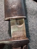 Штык Маузер 98/05 "Бутчер".  1917 г.