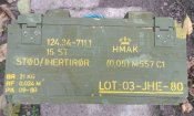 Ящик дерев'яний від підривників до снарядів 155 мм