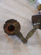 2Ч#Підсвічник вінтажний латуний виробництва Франціі