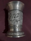 Оловяный стакан Мушкитеры. ZINN. Германия.
