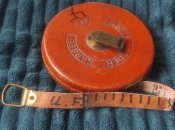 Довоенна німецька рулетка BESTE LEDER KAPSEL Довжина  20 м.