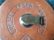Довоенна німецька рулетка BESTE LEDER KAPSEL Довжина  20 м.