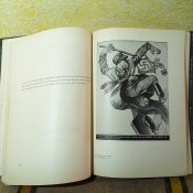 Раритетна стара книга "Hitler in der Karikatur der Welt". Гітлер у своїй карикатурі . Колекція зображень ".