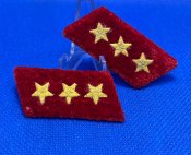 Петличні погони старшого рядового солдата. Період ДСВ (до жовтня 1943 року)