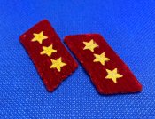 Петличні погони старшого рядового солдата. Період ДСВ (до жовтня 1943 року)