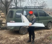 БПЛА орков . Корпус від обманки шахеда.