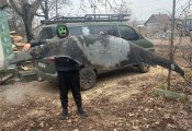 Суперкам БПЛА . supercam s350 орков з надписом