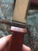 Штик нож трофейний номерний(невикуп)