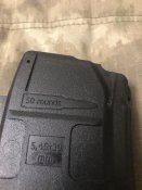 Трофейный магазин  Puf gun АК/РПК 5,45 мм на 50 патронов.