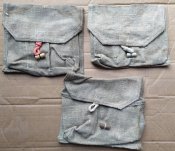 Гранатные подсумки, 3 секции, оригинал 30-40хх годов (7 шт.)