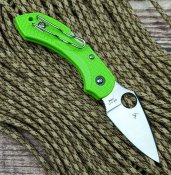 Ніж Spyderco Dragonfly light green