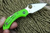 Ніж Spyderco Dragonfly light green
