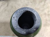 Корпус термобарического боеприпаса МОА -400 пустой