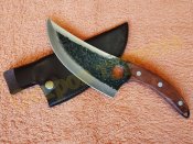 Тесак кухонный Black Steel  нож топор туристический с чехлом 31,5 см