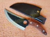 Тесак кухонный Black Steel  нож топор туристический с чехлом 31,5 см