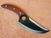 Тесак кухонный Black Steel  нож топор туристический с чехлом 31,5 см