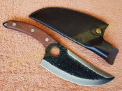 Тесак кухонный Black Steel  нож топор туристический с чехлом 31,5 см